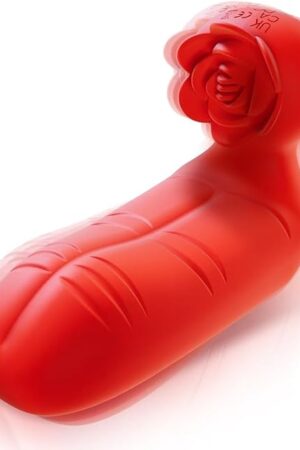 Womens Sex Toys Finger Vibrators - Quiet Couples Sex Toy with Dual Channels & 9 Vibrations, Nipple Massager Rose Sex Toy Clit G Spot Anal Mini Vibrator, Adult Sex Toys & Games for Women, Adult Toys