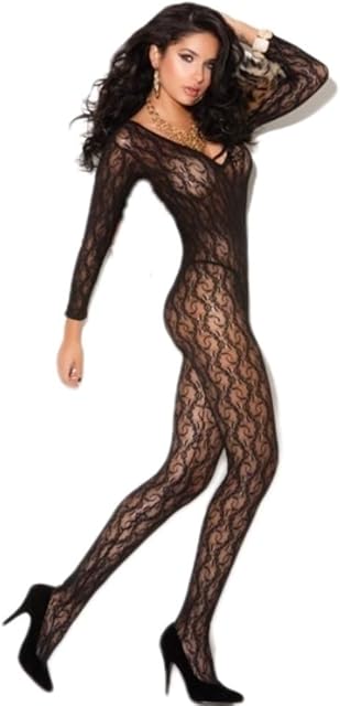 EM8503- Sexy Long Sleeve Bodystocking Lingerie Set