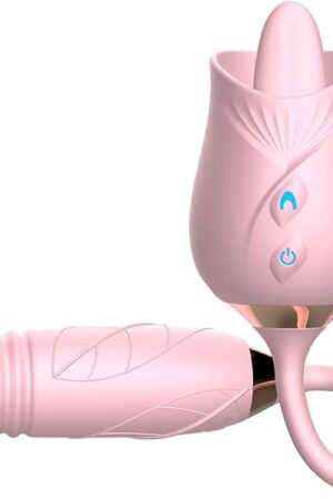 2025 Bullet Adult Tool for Women Thrusting & Vibrating & Licking Travel Essentials Upgrade Double Head Big Toys for Girlfriend 10 Powerful Modes Newly Gift Handheld Silicone