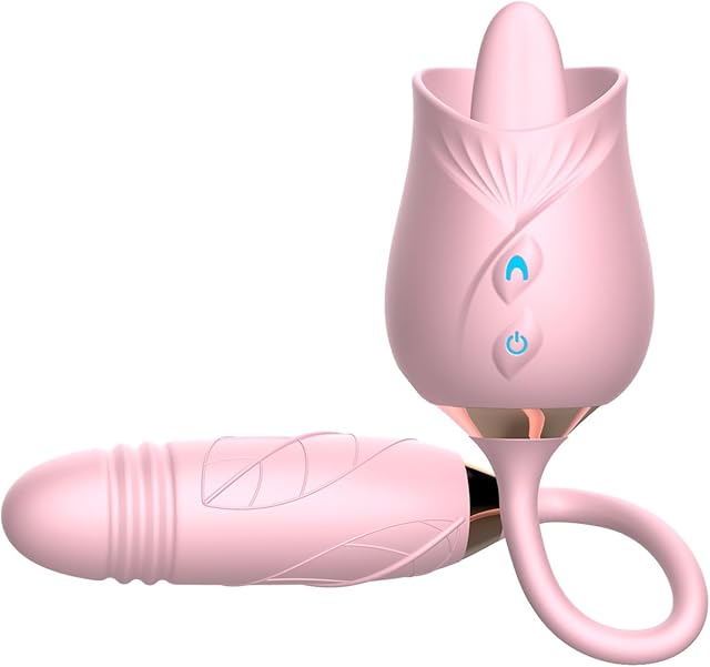 2025 Bullet Adult Tool for Women Thrusting & Vibrating & Licking Travel Essentials Upgrade Double Head Big Toys for Girlfriend 10 Powerful Modes Newly Gift Handheld Silicone