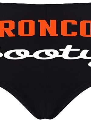 Broncos Booty Panties for Women  Cheeky Cotton Boyshorts, Spicy Lingerie for Sports Fans, Game Day Underwear