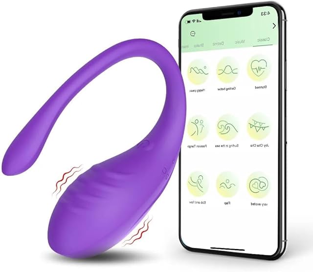 Generic Mini Massager Date Night Portable Remote Control vibratiers for Women Wireless Panties Christmas Gift for Women Pink C4, Purple