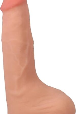 Doc Johnson The Realistic Dildo- Squirting 9.5 Inch ULTRAKSYN with Removable Vac-U-Lock Suction Cup - F-Machine and Harness Compatible - for Adults Only, Vanilla