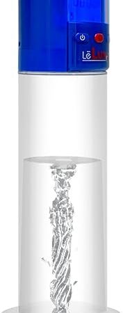 LeLuv Smart Programmable iPump Penis Pump LCD-Screen, Rechargable, Blue Head + 9 Inch Clear Cylinder + Magic Sleeve