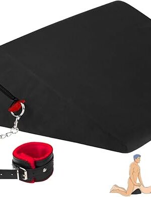 Ergonomic Foam Sex Pillow for Couples - Adjustable Bondage BDSM Kit with 30? Support, Adult Sex Toys Sex Furniture for Bedroom, Intimacy Cushion for Women & Men - Waterproof & Portable Design