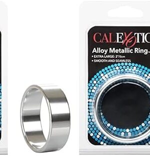 CalExotics Novelties Alloy Metallic Penis Enhancement Ring, Extra Large (Pack of 2)