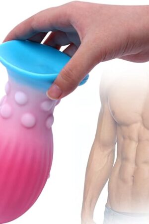5.43 in Silicone Anal Plug Fetish Toys Massager Luminous Anal Trainer Butt Toy Anal Sex Toy Kit G-Spot Anal Plug for Women Men