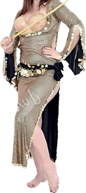 Egyptian sexy belly dance dress with bra and hip scarf included, Women dance lingerie (/D) 1B5 41BI