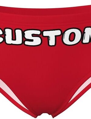 Custom Thong Underwear Women Personalized Thongs With Names,Sexy Polyester Panties Bikini Letters Underwear for Women