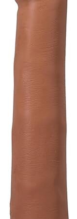 Doc Johnson The Realistic Dildo - 9 Inch ULTRASKYN Dong with Removable Vac-U-Lock Suction Cup - F-Machine and Harness Compatible Dildo - for Adults Only, Caramel