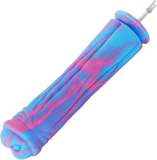 FREDORCH Silicone Monster Dildos Attachments with Reciprocating Saw Adapter Connector for Reciprocating Saws Sex Machines Different Sizes Colors (Blue, 32.5cm/12.79inch)