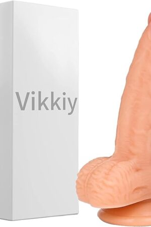 7.3 Inch Realistic Dildo Feels Like Skin Body-Safe Material G spot Stimulator Dildos with Strong Suction Cup for Hands-Free Play Sex Toys for Adult