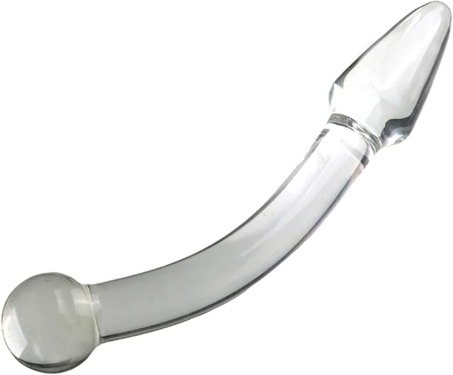 Anal Toys Glass Dildo Adult Sex Toys for Couples, Anal Butt Plug Monster Dildo for Women, Clear Realistic Dildo for Prostate Massager, Male Masturbator G Spot Dildo Anal Sex Toys for Men Women