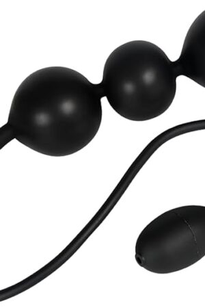 Inflatable Silicone Anal Beads Air Pump Detachable Anal Toy Prostate Massager Adjustable Size Adult Sex Toy Anal Plug