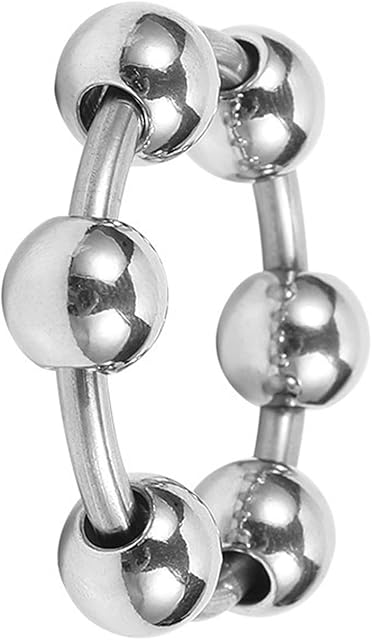 Cock Penis Rings Stainless Steel Cockrings Erectile Dysfunction Rings Mens Cock and Ball Ring Metal Testicle Glans Ring for Erection Enhancing Long Lasting Stronger for Men Chastity Bondage BDSM