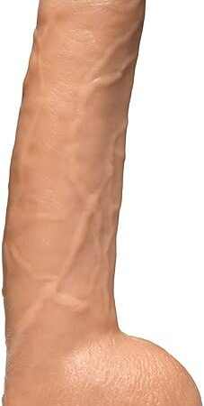 Doc Johnson Signature Series - The Legendary John Holmes - 12 Inch Realistic ULTRASKYN Dildo with Removeable Vac-U-Lock Suction Cup - F-Machine & Harness Compatible - for Adults Only, Vanilla