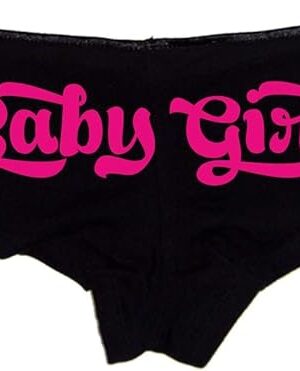 Baby Girl Panties  Cute Flirty Cotton Hipster Underwear for Women | Slutty Submissive Bedroom Lingerie | Low-Rise Brat Style