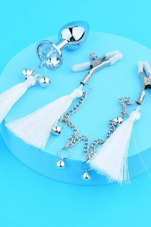 Anal Sex Toy Beads Butt Plug Prostate Massager with Safe Pull Ring Unisex G Spot Anal Sex Toy with Small Bell Backyard Dilators Anal Trainer Kit Thrusting Toys Stainless Steel Expand