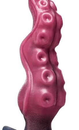 905in Large Tentacle Dildo Anal Plug,Silicone Butt Plug for Safe Penetration,Adult Anal Sex Toy Monster Dildo,Wearable Fantasy Toy Prostate Plug for Men Women Couple Gay