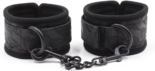 Bondage Handcuffs Ankle Cuffs Restraint Kits BDSM Sex Toys for Adult Couple Lace Decoration Adjustable Bracelets Fetish Handcuffs