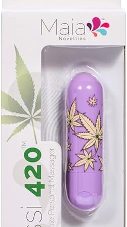 JESSI 420 VIOLET Rechargeable Super Charged Mini Bullet, Purple