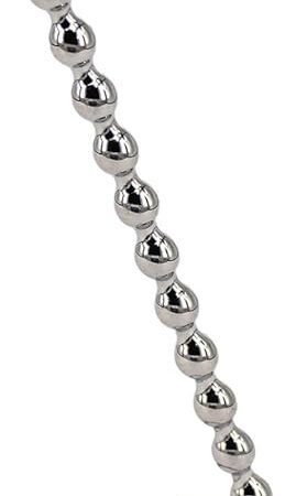 Elite 587 Inch Stainless Solid Urethral Sounding Penis Plug, 88mm Bead