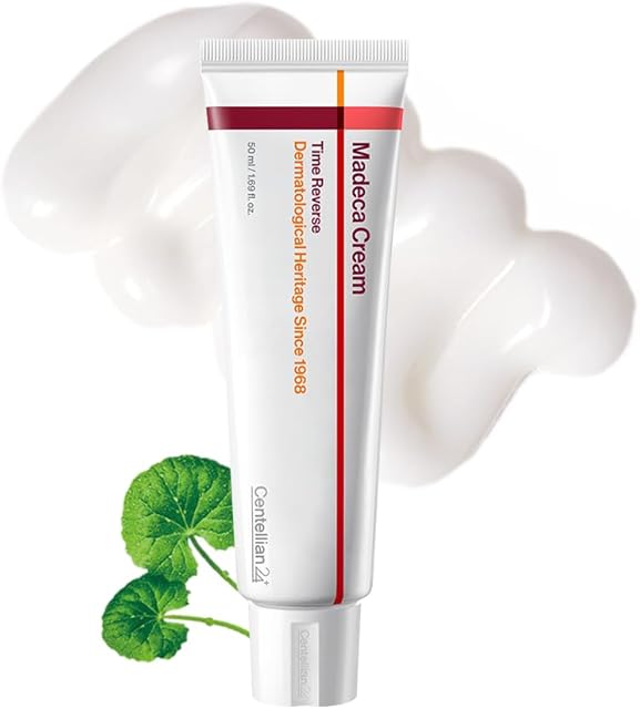 CENTELLIAN 24 Madeca Cream Time Reverse (Season 7) (1.69fl oz) - Advanced Fast-Absorbing & Nourishing, Hydrates, Firms & Reduces Wrinkles, Low Irritation, Korean Skin Care Centella Asiatica, Collagen