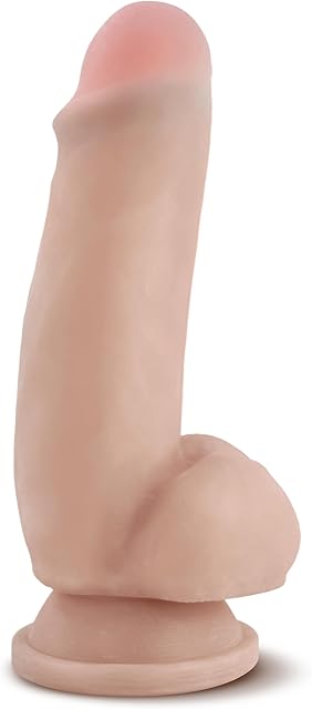 Eden Adult Sex Toys - Ultra-Realistic Thick 7 Inch Dildo with Suction Cup - Strap-On Harness Compatible Beginners Penis for Clitoral Vagina & Anal Stimulation - Women Men Couples Pleasure Toy - Beige