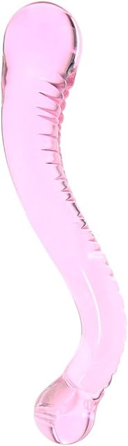 Icicles No.69 Glass G-Spot Massager with Lube 1oz | Glass Dildos | Prostate Massager | G-Spot Personal Massager