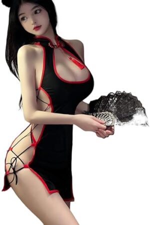 Women's Asian Cheongsam Cosplay Japanese Anime Lolita Dress Underwear