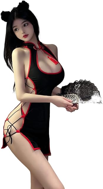 Women's Asian Cheongsam Cosplay Japanese Anime Lolita Dress Underwear