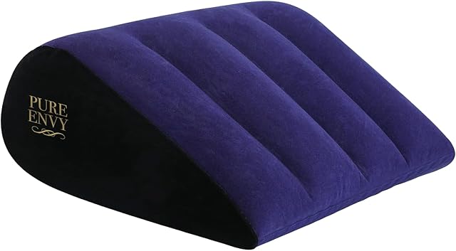 Inflatable Sex Pillow - Intimacy Position Wedge for Couples, Comfortable & Durable Sex Cushion, Easy Inflate & Deflate, Travel Friendly Couples Pillow, Enhanced Support & Stimulation