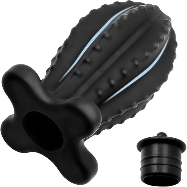 Hollow Silicone Vaginal Anal Plug,Sex Toys for Adult Women Gay Men