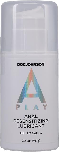 Doc Johnson A-Play - Anal Desensitizing Lubricant - Gel Formula - 3.4 oz (96g)