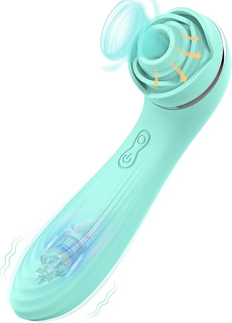 Clitoral Licking G Spot Vibrator, Realistic Dildo Clitoralis Stimulator for Women with 10 Licking & Vibrating Modes, Adult Sex Toys for Women