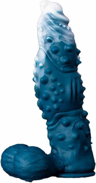 Colorful Monster Dildo - Silicone Large Thick Dildo with Strong Suction Cup for Advanced Players - Anal Adult Sex Toys for Women and Men