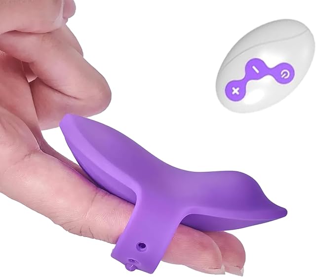 Wearable Panty Butterfly Vibrator,Mini Clitoral Stimulator Massager,9 Vibration Modes,Adult Sex Toy for Women or Couple