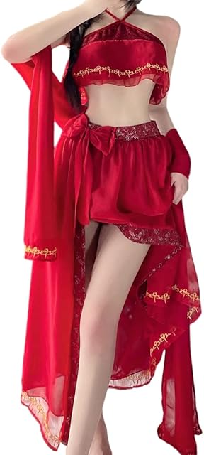 Women Through Sheer Mesh Outfits Jumpsuits Party Costume for Women Tassel Sexy Anime Lingerie Cosplay