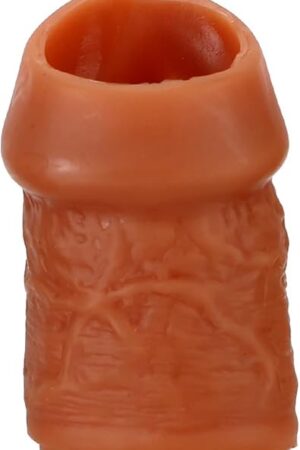 Generic Penis Ring Silicone Penis SleeveCock Extender for Men Glans Delay Ejaculation Reusable Erotic Sex Toys Couples(B)