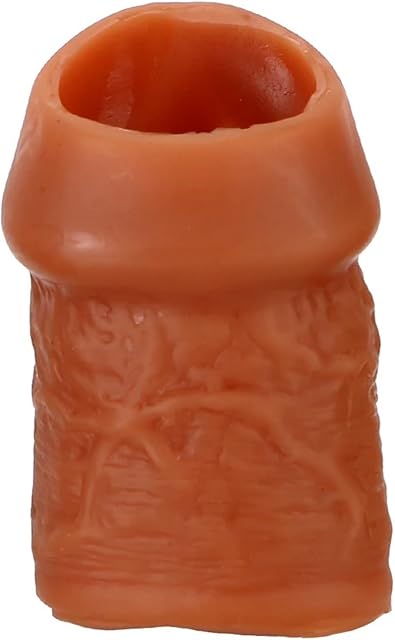 Generic Penis Ring Silicone Penis SleeveCock Extender for Men Glans Delay Ejaculation Reusable Erotic Sex Toys Couples(B)