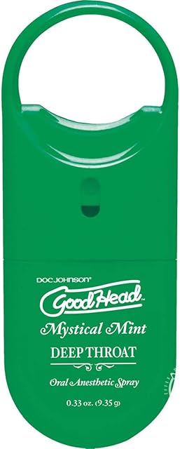 Doc Johnson Goodhead to Go Deep Throat Spray, Mystical Mint, 033 Fl Oz (97 ml) to-Go Size