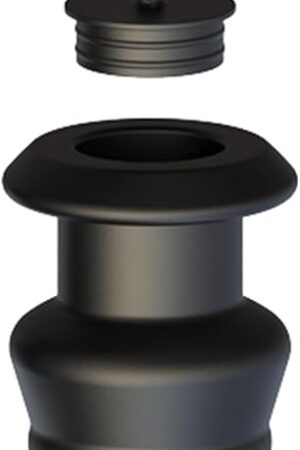 Hollow Butt Plug with Leak-Proof Lid Silicone Anal Dilator Peep Threaded Anal Plug Masturbation for Couple Pleasure(XL)