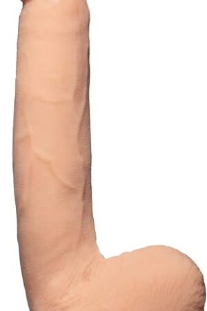 Doc Johnson Signature Series - Pierce Paris - 9 Inch Realistic ULTRASKYN Dildo with Removable Vac-U-Lock Suction Cup - F-Machine & Harness Compatible - for Adults Only, Vanilla