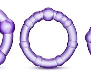 3Pcs Rubber Rings Sets Male Silicone Toys for Couples for Men for Games Erection Longer Harder Stronger Cock Enlargement Machine Easy in Sweater Pocket