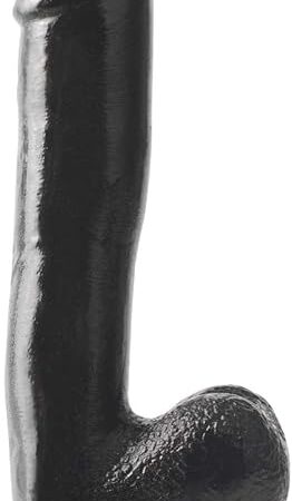 Basix 10-Inch Suction Cup Dong, Black