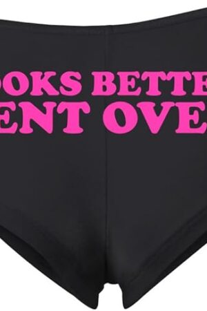Cum Dumpster White Sexy Naughty Slutty Women's Cotton Spandex Booty Shorts