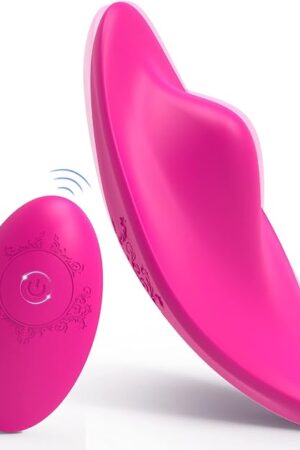 Wearable Panty Clitoral Butterfly Vibrator with Wireless Remote Control, Rechargeable Waterproof Clitoris and G-Spot Stimulator Invisible Panties Vibrator for Women Couples
