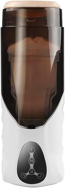 WeDol Heating Male Masturbator Cup with 10 Thrusting Speeds + 10 Vibration Modes + 3 Female Moans, Fully Automatic Dual Stimulation Realistic Heating Vagina Stroker Oral Sex Masturbation Sex Toy