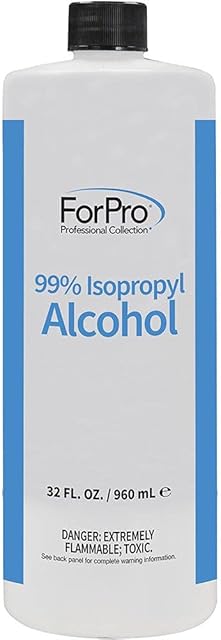 ForPro Professional Collection 99% Isopropyl Alcohol (IPA), Pure & Unadulterated Concentrated Alcohol, 32 Fl Oz (960ml)