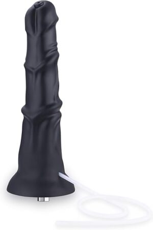 Hismith 112" Squirting Silicone Dildo, 102" Insertable Anal Plug with KlicLok System, Hands-Free Play Soft Sex Toy - Amazing Series
